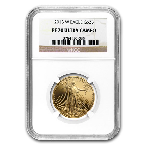 2013-W 1/2 oz Proof Gold American Eagle PF-70 NGC 2013-W 1/2 oz Proof Gold American Eagle PF-70 NGC